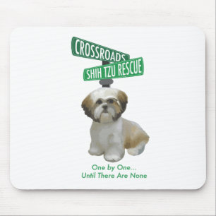 Mousepad Salvamento de ShihTzu das estradas transversaas
