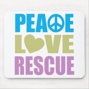 Mousepad Salvamento do amor da paz