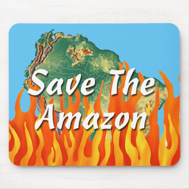 Mousepad Salvar A Amazônia (Frente)