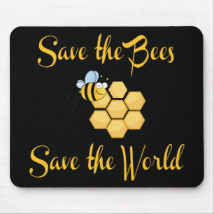 Mousepad Salvar as abelhas salvar o mundo