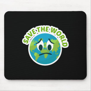 Mousepad Salvar O Mundo Para Ventiladores De Proteção Ambie