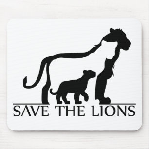 Mousepad Salvar os leões