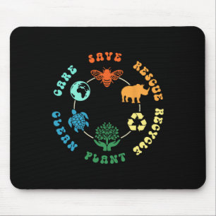 Mousepad Salve Abelhas Resgate Animais Recicle Plástico Dia