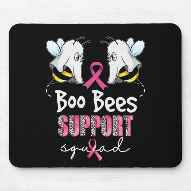 Mousepad Salve As Abelhas De Boo Com O Cancer De Mama Em Qu (Frente)