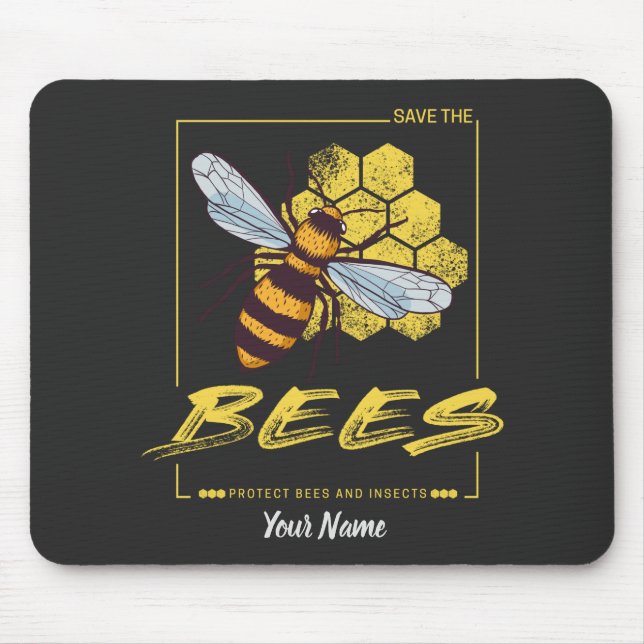 Mousepad Salve as Abelhas para apicultor e Apicultor (Frente)