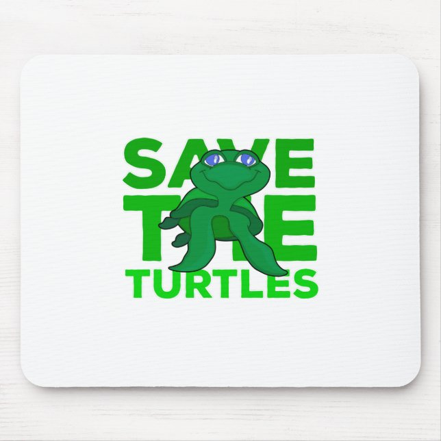 Mousepad Salve As Tartarugas (Frente)