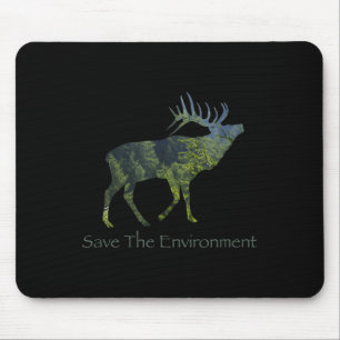 Mousepad Salve O Ambiente De Silhouette
