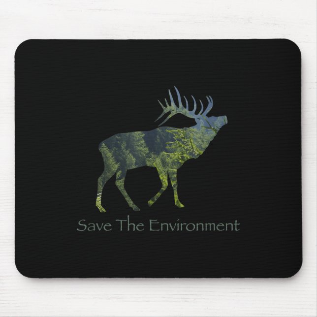 Mousepad Salve O Ambiente De Silhouette (Frente)
