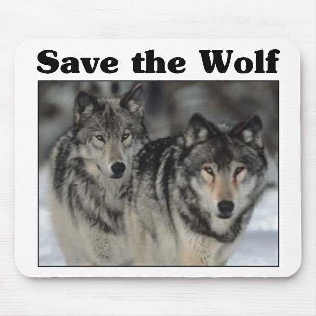 Mousepad Salve o Lobo (Frente)