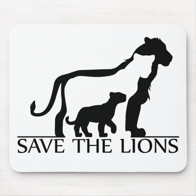 Mousepad Salve os Leões (Frente)