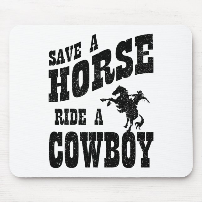 Mousepad Salve Um Cavalo De Um Vaqueiro - Cópia (Frente)