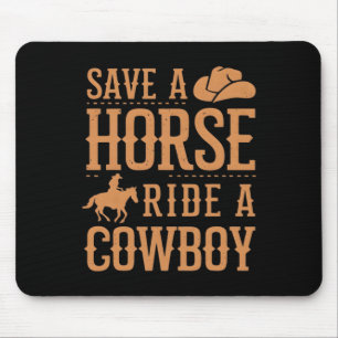 Mousepad Salve Uma Corrida De Cavalo Uma Coroa Engraçada Ro
