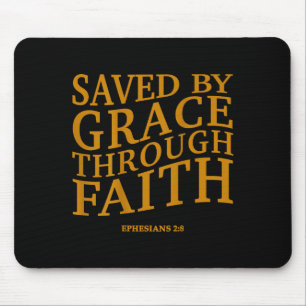 Mousepad Salvo Pela Graça Cristã Jesus Deus Filho Irmão Irm