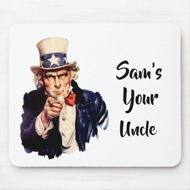 Mousepad Sam é seu tio (Frente)