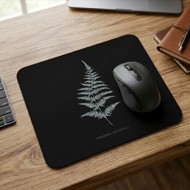 Mousepad Samambaia Dourada, Gymnogramma Chrysophylla (Golden Fern Frond, Gymnogramma Chrysophylla. Mouse Pad)