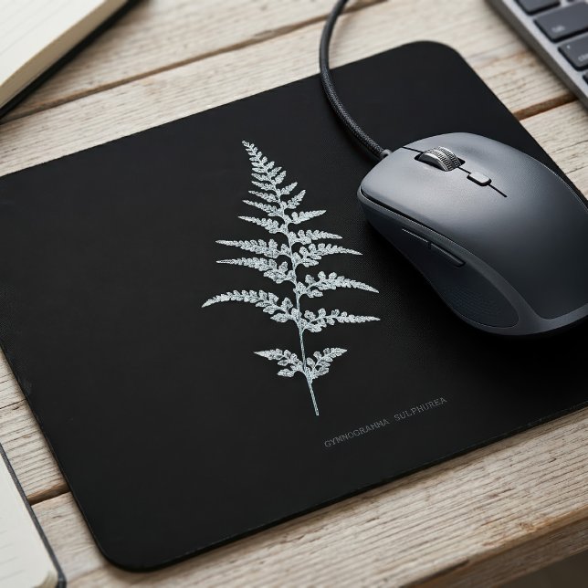 Mousepad Samambaia-dourada-jamaicana, Gymnogramma Sulphurea (Jamaican Goldback Fern, Gymnogramma Sulphurea. Mouse Pad)
