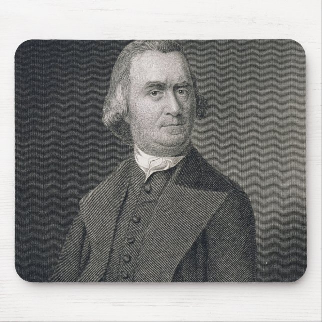 Mousepad Samuel Adams, gravado por G.F. Tempestade (Frente)