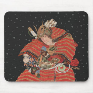 Mousepad Samurai Warrior Vintage - Arte Japonesa