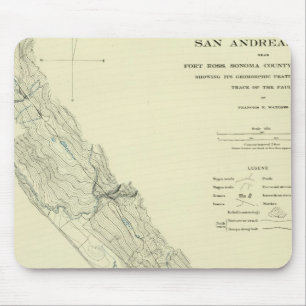 Mousepad San Andreas Rift perto de Fort Ross