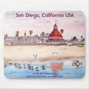 Mousepad San Diego, Califórnia, CORONADO do HOTEL DEL