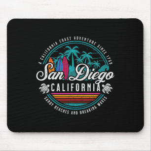 Mousepad San Diego California Sandy Beaches Quebrando Ondas