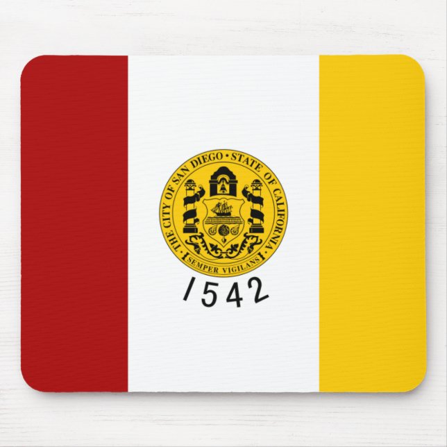Mousepad San Diego Flag (Frente)