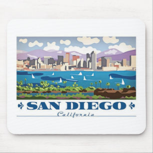 Mousepad San Diego Skyline