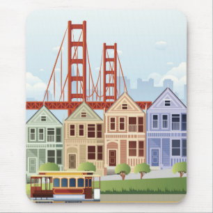 Mousepad San Francisco as senhoras pintadas
