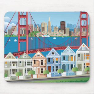 Mousepad San Francisco, CA   a cidade pela baía