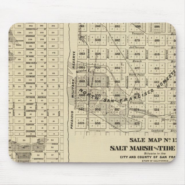 Mousepad San Francisco Salt Marsh 2 (Frente)