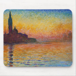 Mousepad San Giorgio Maggiore em Dusk (por Claude Monet)
