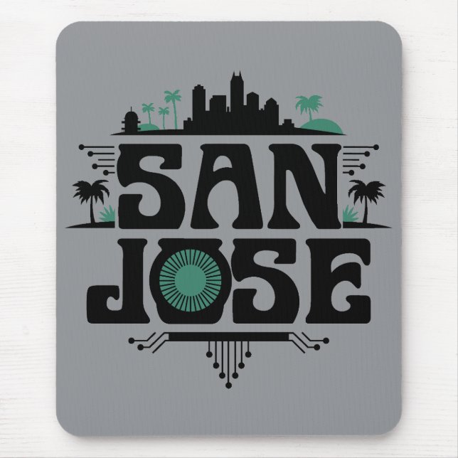 Mousepad San Jose California United States (Frente)