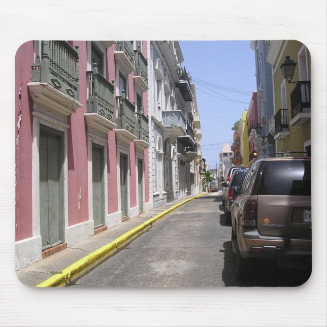 Mousepad San Juan velho, Puerto Rico (Frente)