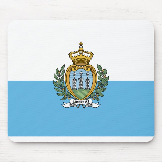 Mousepad San Marein - San Marino Flag (Frente)