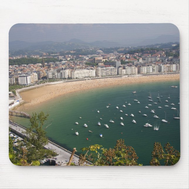 Mousepad San Sebastian, Espanha. A cidade basca de San (Frente)