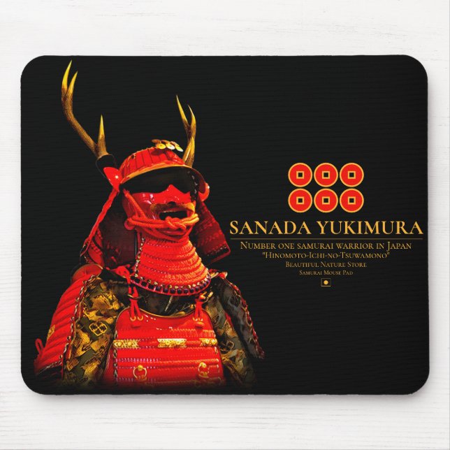 Mousepad SANADA YUKIMURA (versão normal) (Frente)