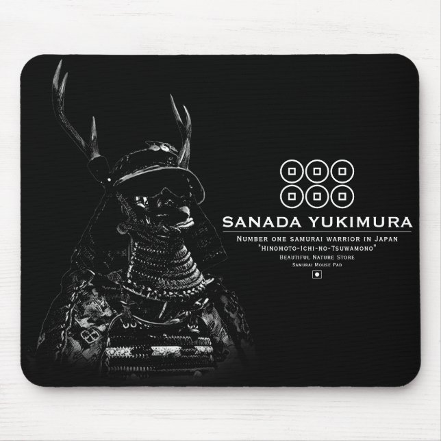 Mousepad SANADA YUKIMURA (versão sombria) (Frente)