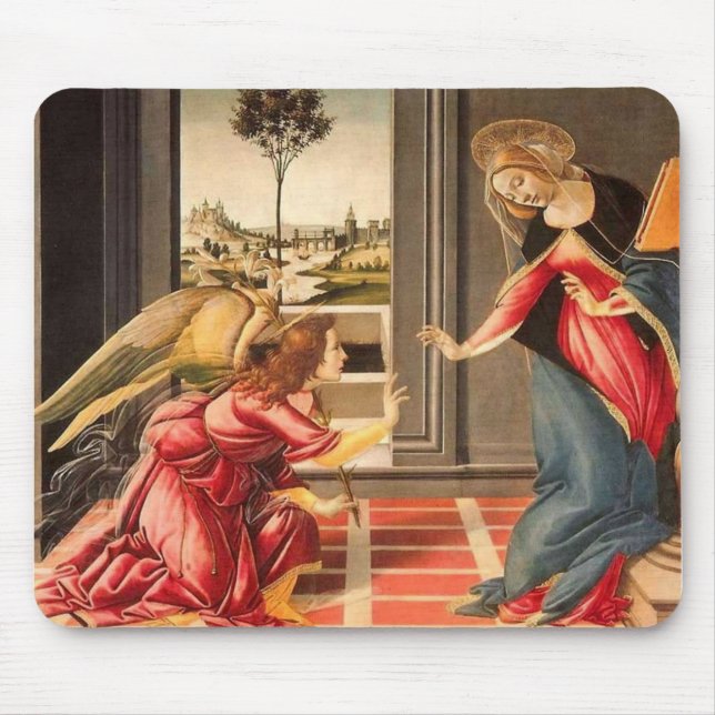 Mousepad Sandro Botticelli - o aviso (Frente)