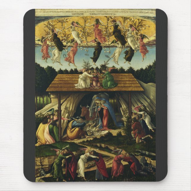 Mousepad Sandro Botticelli - O Nascimento Místico – Arte Er (Frente)