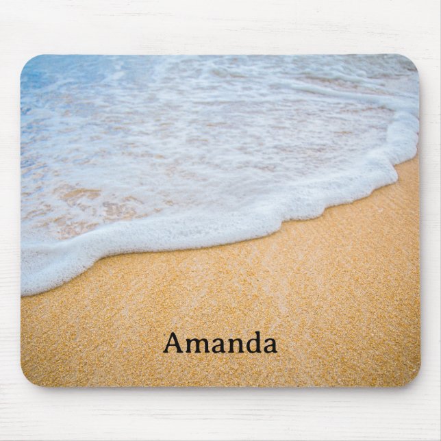 Mousepad Sandy Beach com Surf Foamy (Frente)