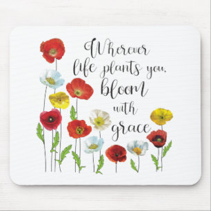 Mousepad Sangue com graça - Flores picantes