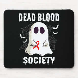 Mousepad Sangue da Sociedade do Morto Fantasma Sensibilizaç