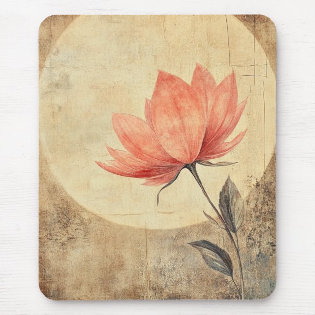 Mousepad Sangue Rosa e Serenidade Luz (Frente)