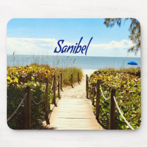 Mousepad Sanibel Island, Florida Beach Ocean