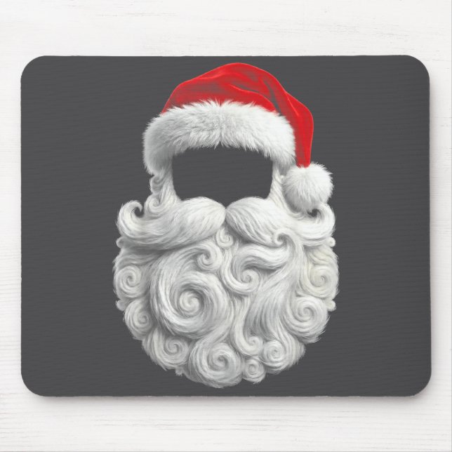 Mousepad Santa 67 6 7 Six Seven Beard Cool Realistic  (Frente)