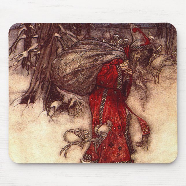 Mousepad Santa Claus Arthur Rackham (Frente)