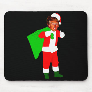 Mousepad Santa Claus Donald Trump Funny Christma Ugly Xmas