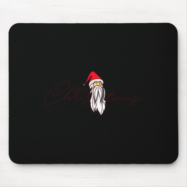 Mousepad Santa Claus Merry Xmas Merry Christmas Happy New Y (Frente)