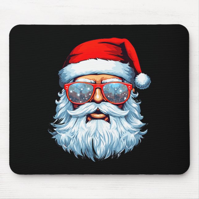 Mousepad Santa Claus Xmas Merry Christmas Navidad Winter Ho (Frente)