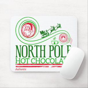 Mousepad Santa Clause Chocolate Quente do Polo Norte